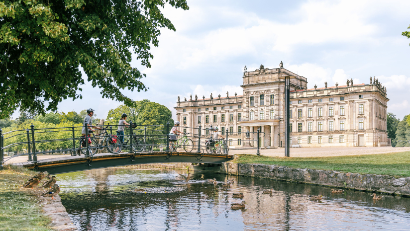 Mit dem Fahrrad zum Schloss Ludwigslust