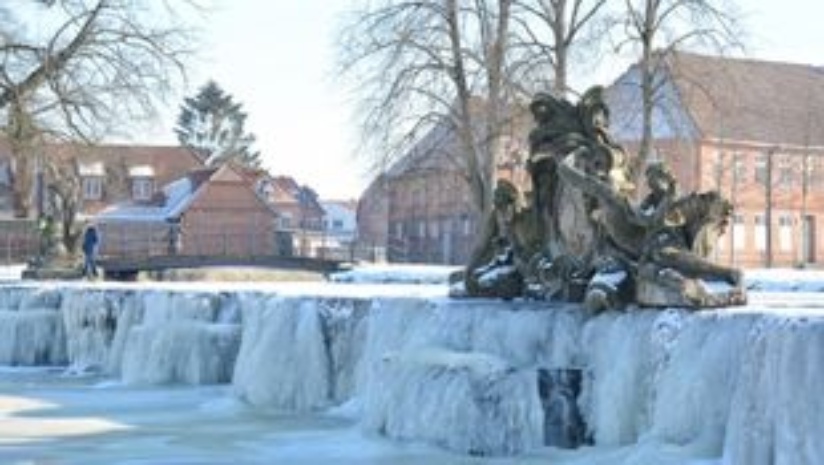 Gefrorene Fontaine