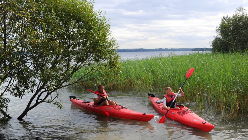 Kanufahrer in Schwerin