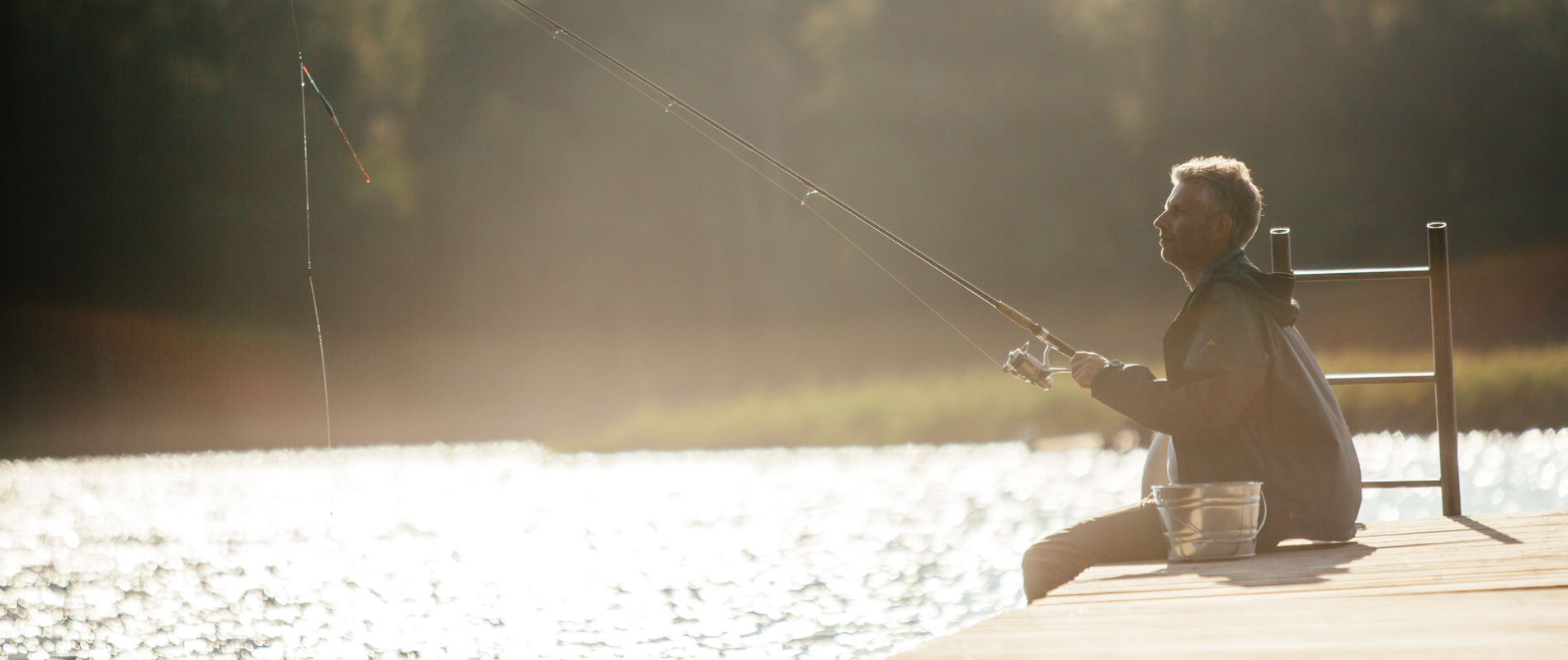 Angler am Steg © MV-T/Roth