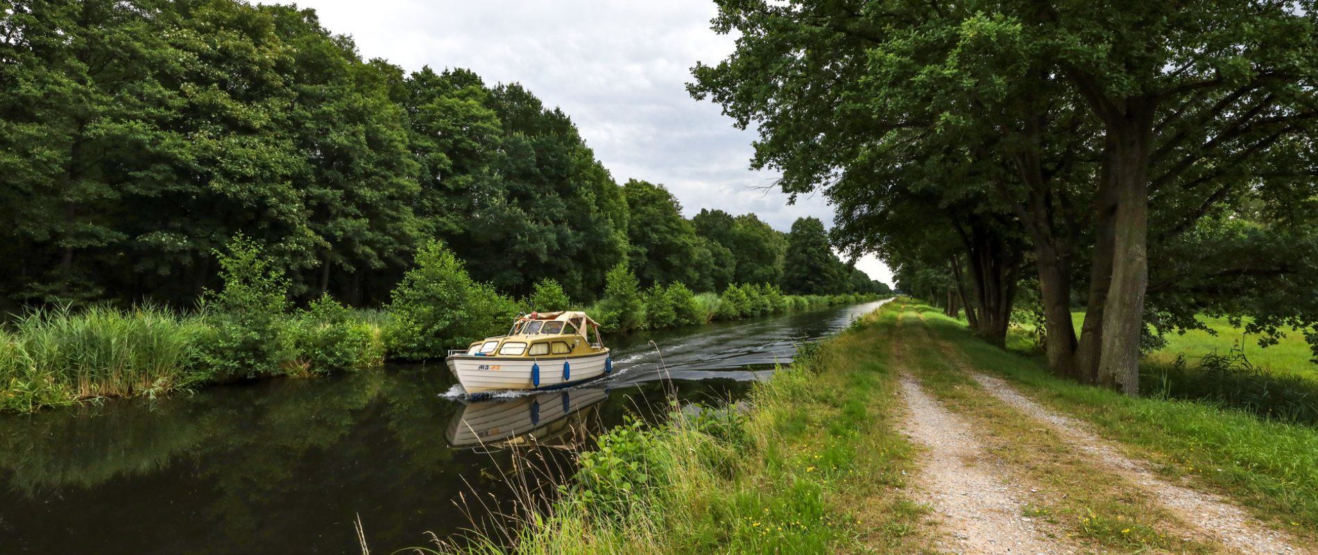 Boot in Friedrichsmoor in der Lewitz