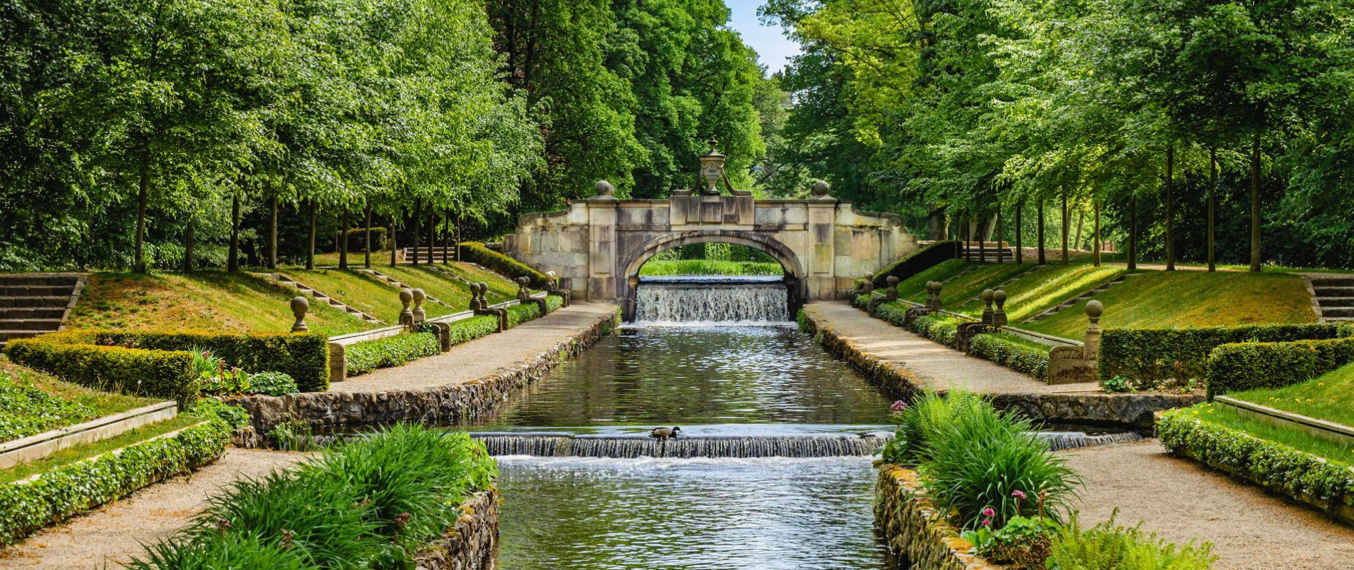 Kanal im Schlosspark Ludwigslust