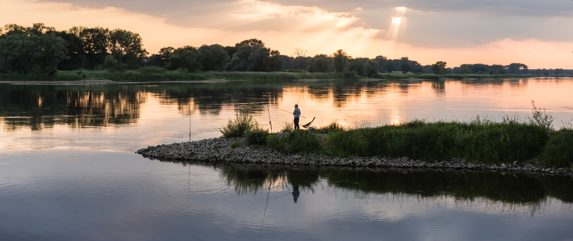Flusslandschaft Elbe