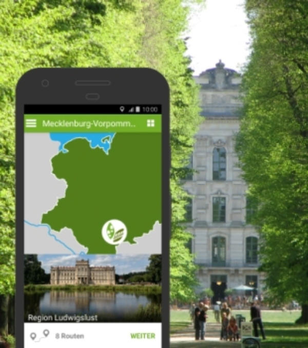 Mit dem Smartphone unterwegs in Südwestmecklenburg