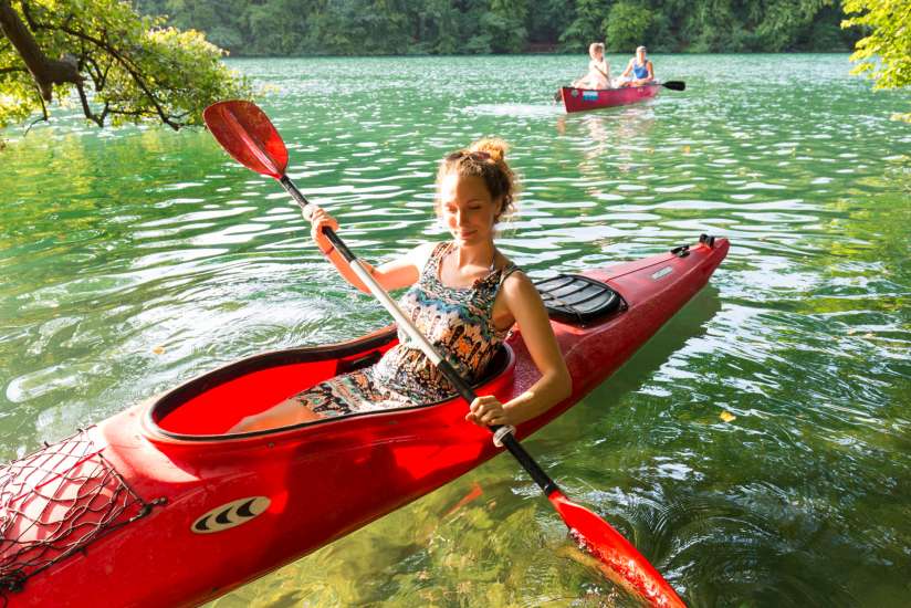 Mecklenburger karte paddeln seenplatte Kanutour Mecklenburgische