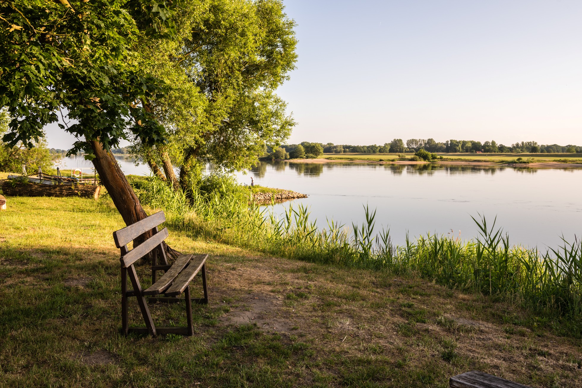 Rastplatz an der Elbe