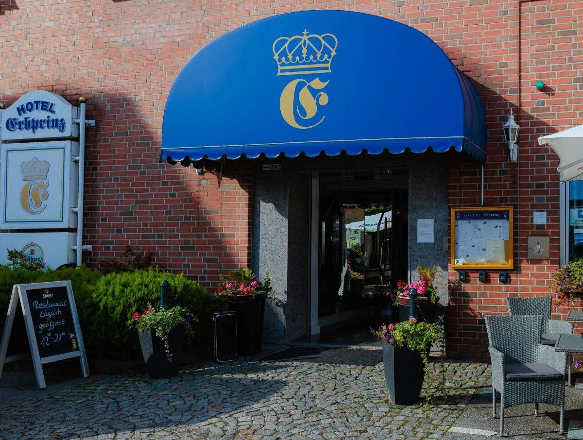 Eingang Hotel Hotel Erbprinz-Eingang