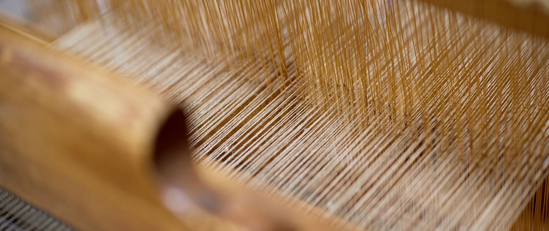 Detail des Webstuhls von Kat von Stenglin aus Picher