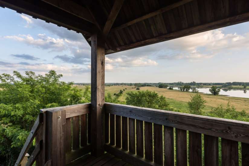 Vom Elwkieker aus Rundumblick in die Flusslandschaft Elbe Foto: Kurs Elbe/ Markus Tiemann