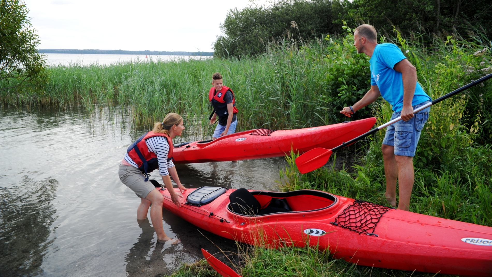 Kanufahren in Westmecklenburg, zum Beispiel am Schweriner See