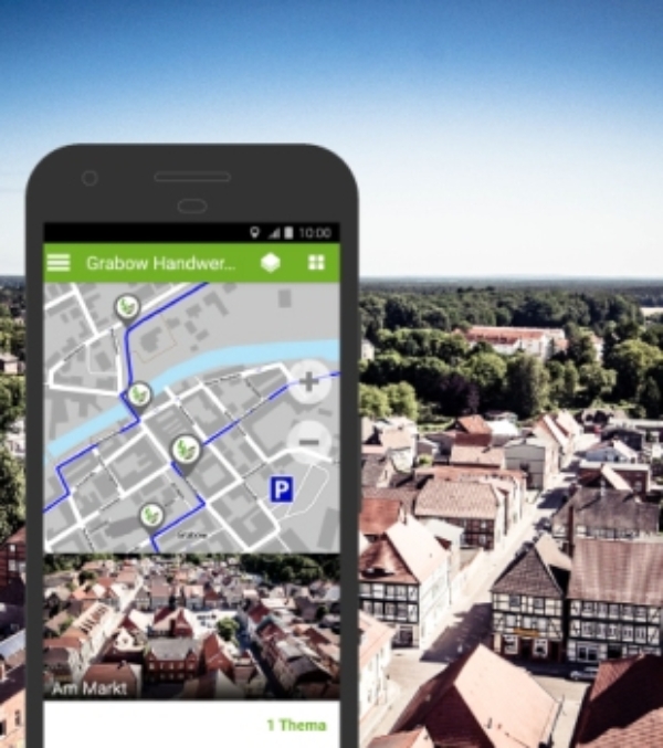Mit der App durch Grabow