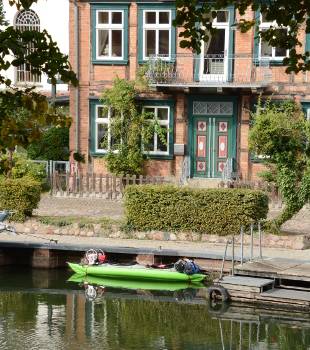 Kanu an der Müritz Elde Wasserstraße Plau am See